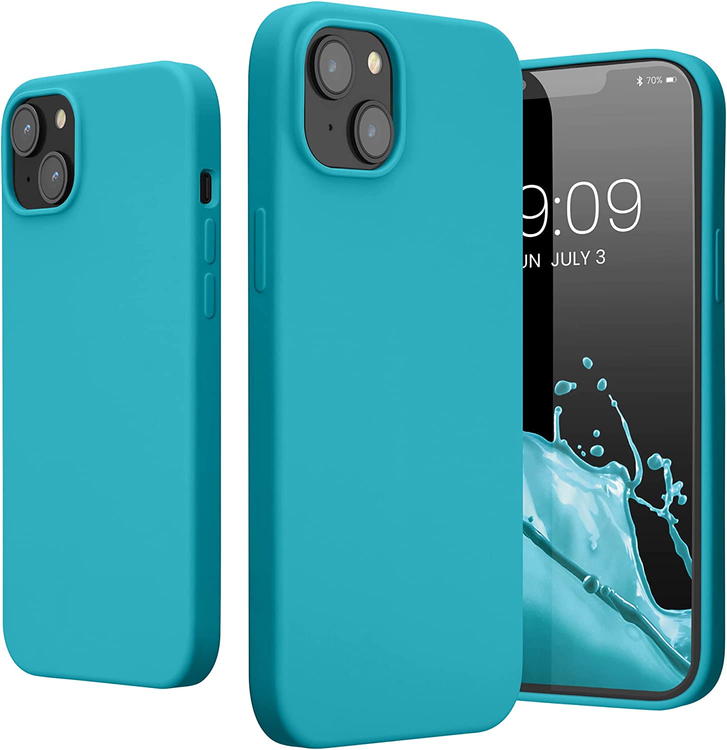 KW iPhone 14 Plus Θήκη Σιλικόνης TPU - Cool Glacier - 59072.205