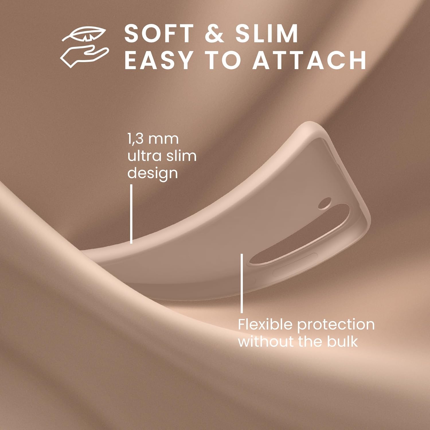 KW Samsung Galaxy A55 5G Λεπτή Θήκη Σιλικόνης TPU - Coconut Swirl