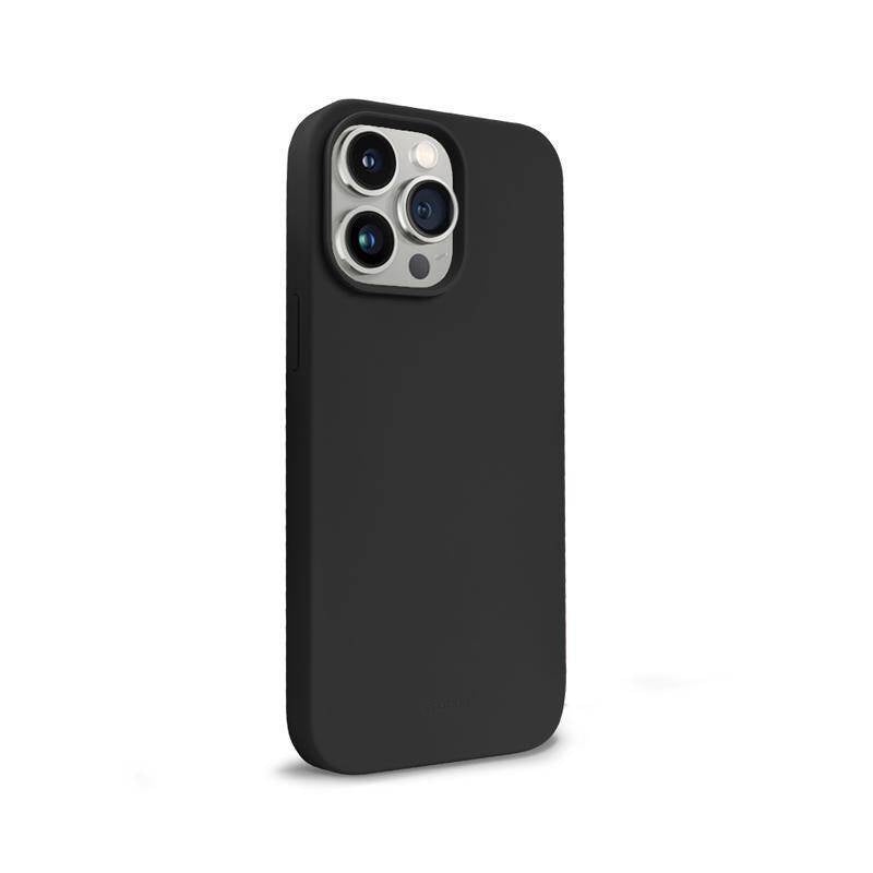 Crong iPhone 14 Pro Color Cover Θήκη Σιλικόνης - Black