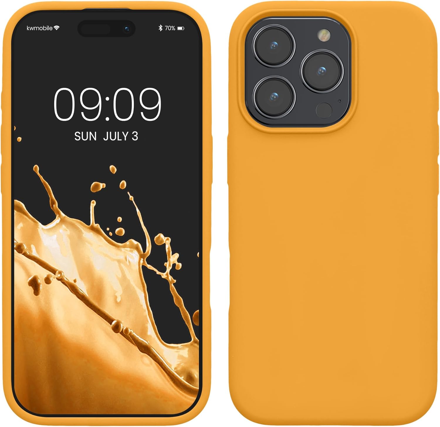 KW iPhone 16 Pro Max Θήκη Σιλικόνης Rubberized TPU - Mango