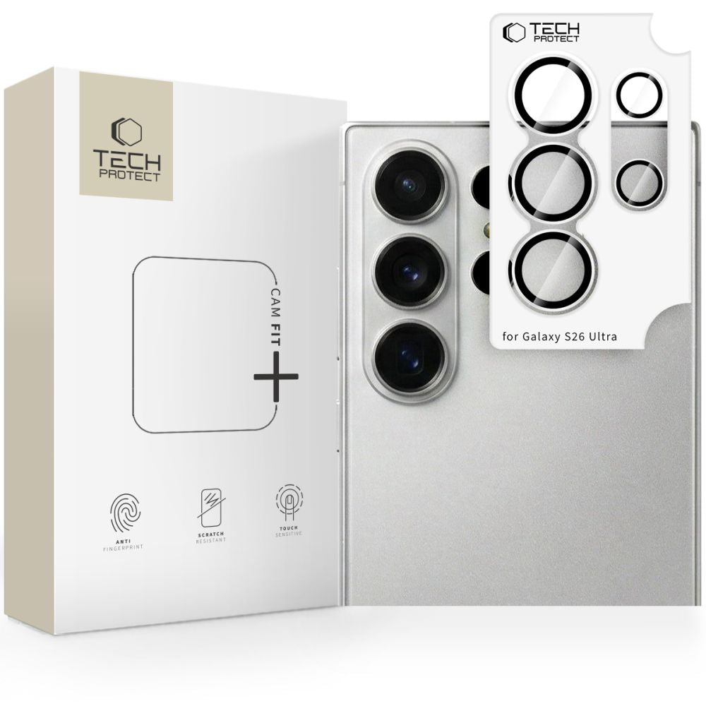 Tech - Protect Samsung Galaxy S26 Ultra - Αντιχαρακτικό Γυαλί για την Κάμερα - Camring Fit+ - Clear