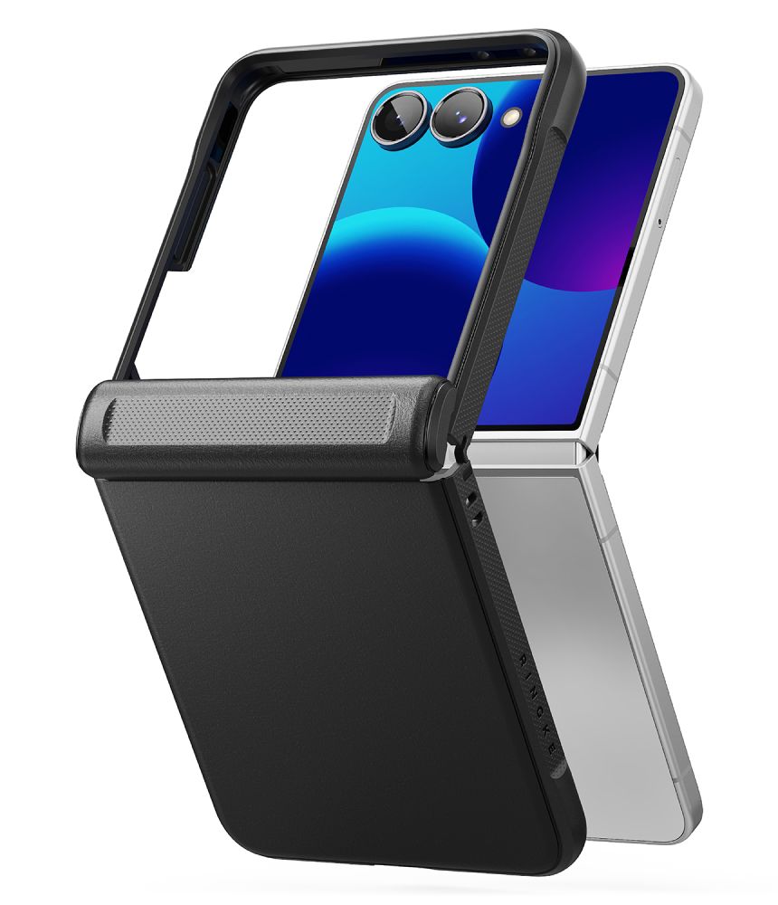 Ringke Samsung Galaxy Z Flip8 - Σκληρή Θήκη με Πλαίσιο Σιλικόνης - Onyx Flap - Black
