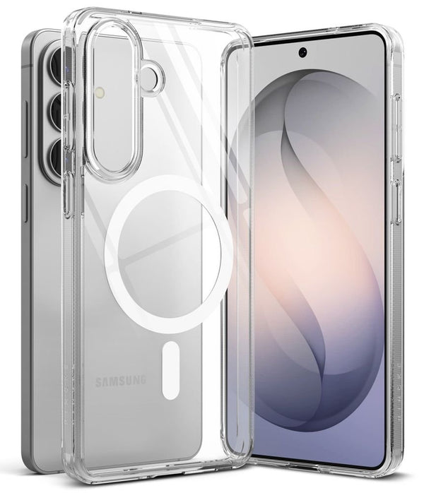 Ringke Samsung Galaxy S26 Plus - Σκληρή Θήκη με Πλαίσιο Σιλικόνης και MagSafe - Fusion Magnetic - Clear