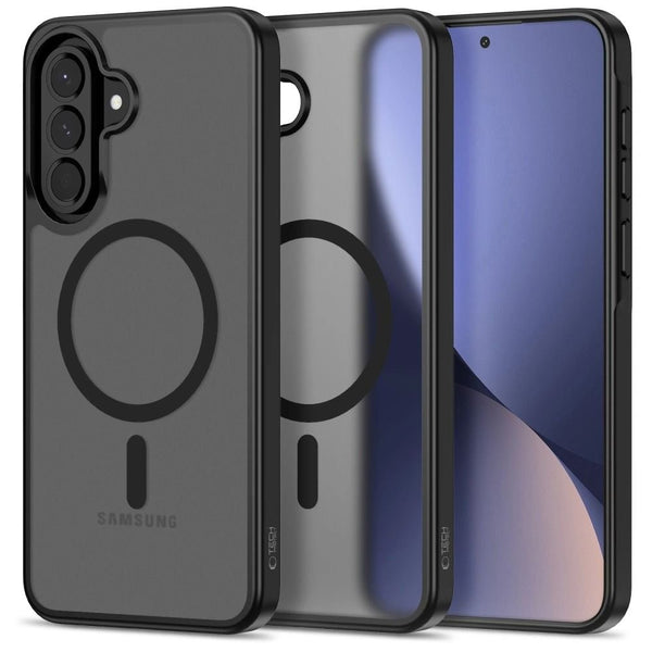 Tech - Protect Samsung Galaxy A57 5G - Σκληρή Θήκη με Πλαίσιο Σιλικόνης και MagSafe - MagMat MagSafe - Matte Black