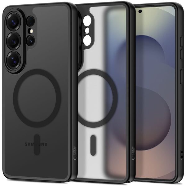 Tech - Protect Samsung Galaxy S26 Ultra - Σκληρή Θήκη με Πλαίσιο Σιλικόνης και MagSafe - BasicMag - Matte Black