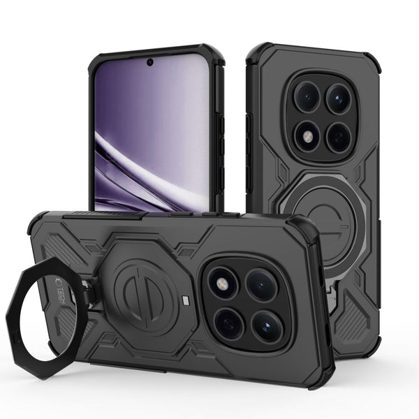 Tech - Protect Xiaomi Redmi Note 15 Pro+ 5G / Poco M8 Pro - Σκληρή Θήκη με Πλαίσιο Σιλικόνης MagSafe και Stand - Tacticstand MagSafe - Matte Black