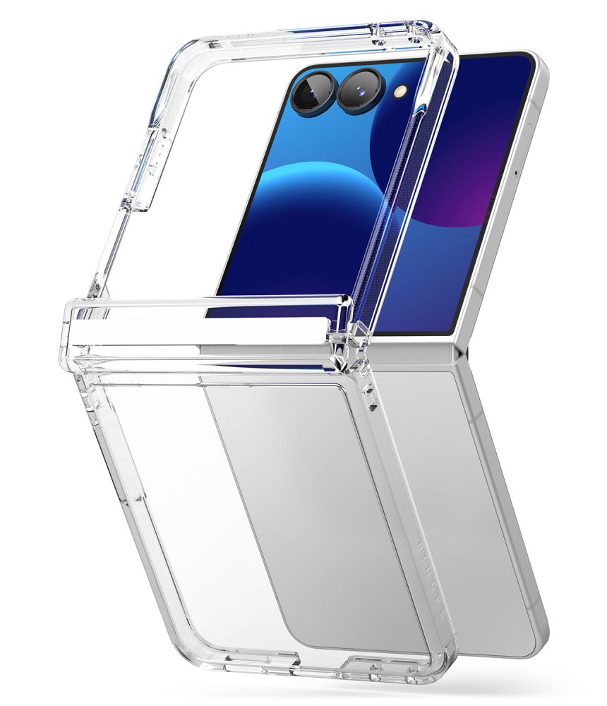 Ringke Samsung Galaxy Z Flip8 - Σκληρή Θήκη με Πλαίσιο Σιλικόνης - Fusion Flap - Clear