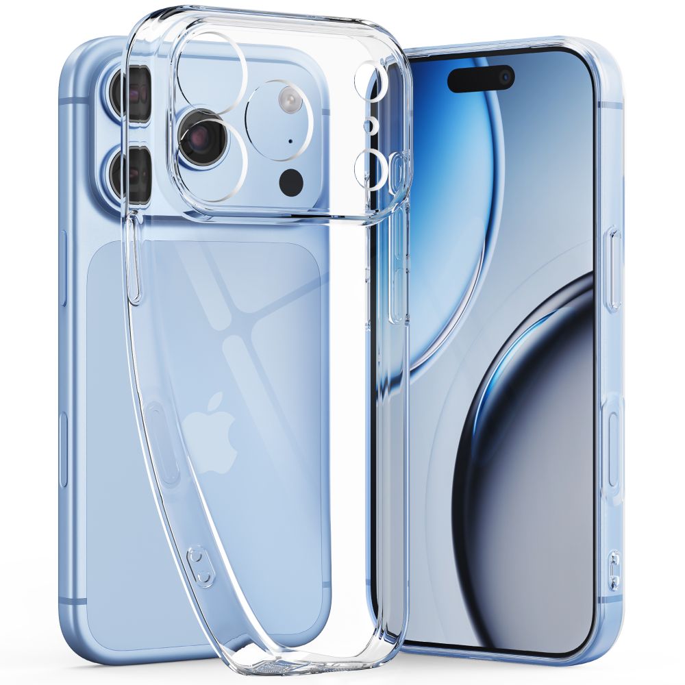 Tech-Protect iPhone 17 Pro Max / iPhone 18 Pro Max - Σετ με Θήκη TPU και 2 Αντιχαρακτικά Γυαλιά Οθόνης - Flexair / Glass Fit - Clear