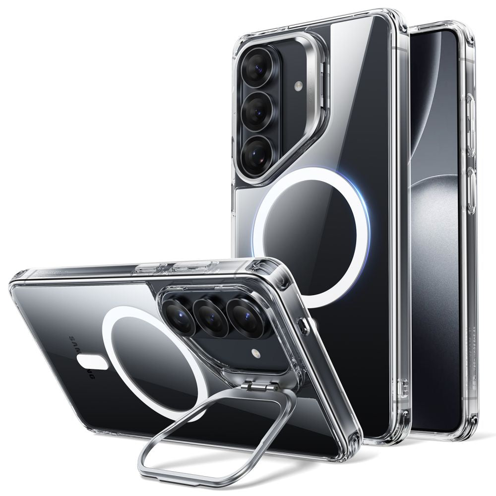 ESR Samsung Galaxy S26 - Σκληρή Θήκη με Πλαίσιο Σιλικόνης και MagSafe - Classic Hybrid Kickstand MagSafe - Clear
