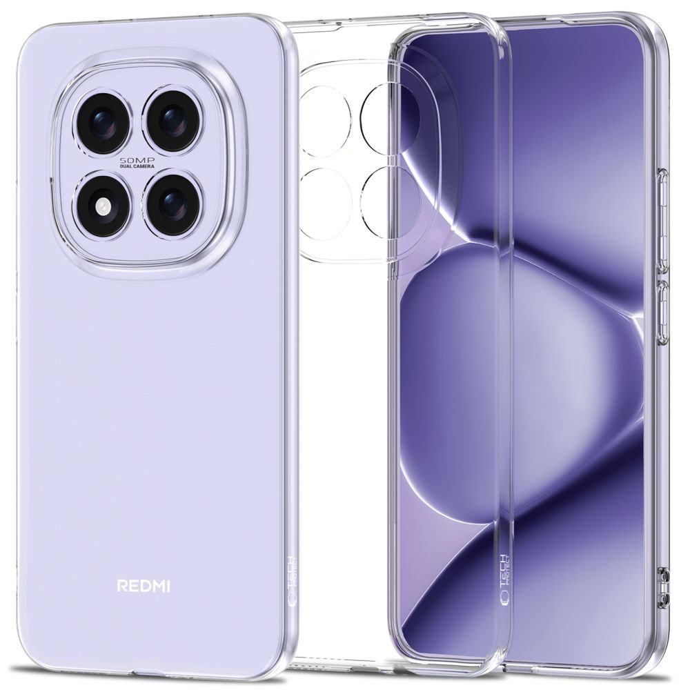 Tech - Protect Xiaomi Redmi Note 15 Pro+ 5G / Poco M8 Pro - Θήκη Σιλικόνης - Flexair - Clear