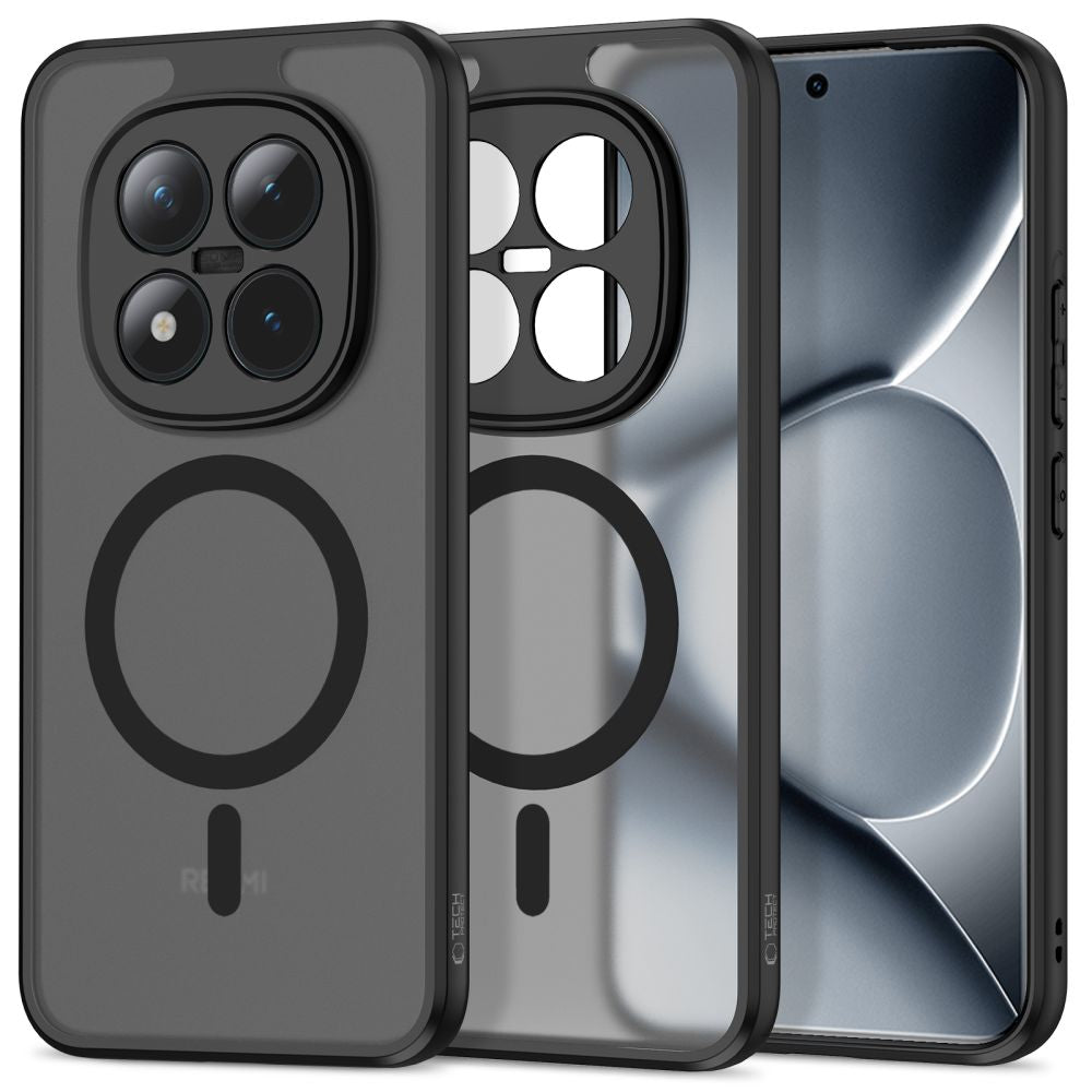 Tech - Protect Xiaomi Redmi Note 15 Pro+ 5G / Poco M8 Pro - Σκληρή Θήκη με Πλαίσιο Σιλικόνης και MagSafe - MagMat MagSafe - Matte Black