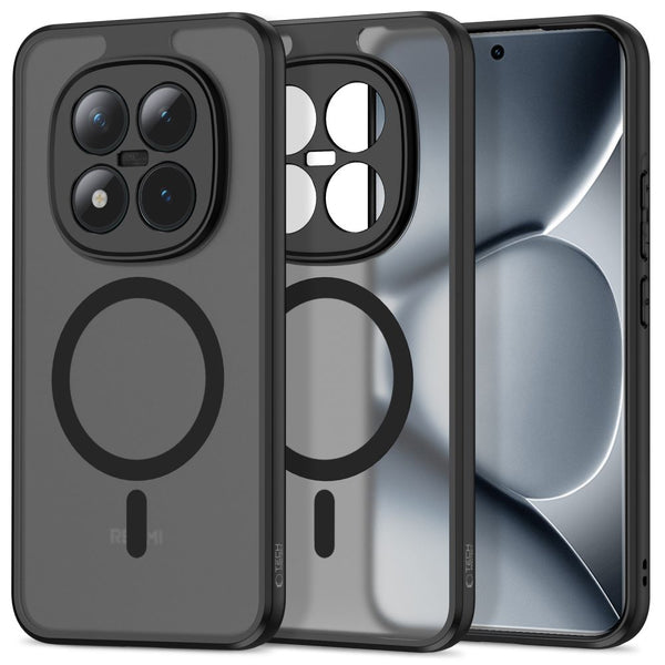 Tech - Protect Xiaomi Redmi Note 15 Pro+ 5G / Poco M8 Pro - Σκληρή Θήκη με Πλαίσιο Σιλικόνης και MagSafe - MagMat MagSafe - Matte Black