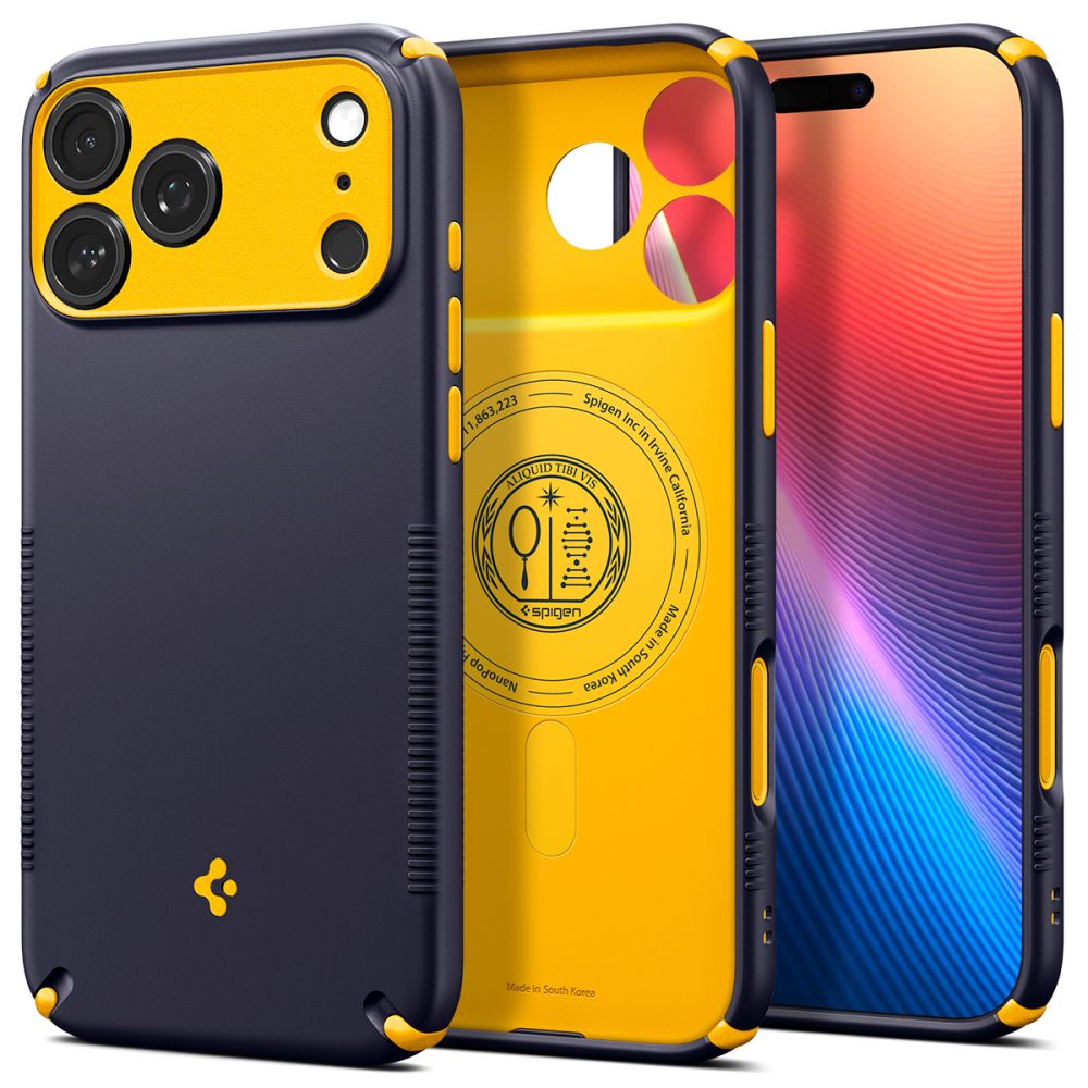 Spigen iPhone 18 Pro / iPhone 17 Pro - Σκληρή Θήκη με Πλαίσιο Σιλικόνης και MagSafe - Nano Pop Hybrid Mag - Blueberry Nany