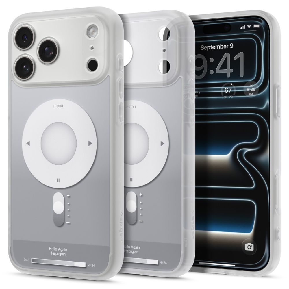 Spigen iPhone 18 Pro Max / iPhone 17 Pro Max - Σκληρή Θήκη με Πλαίσιο Σιλικόνης Και MagSafe - Ultra Hybrid Classic - Classic Silver
