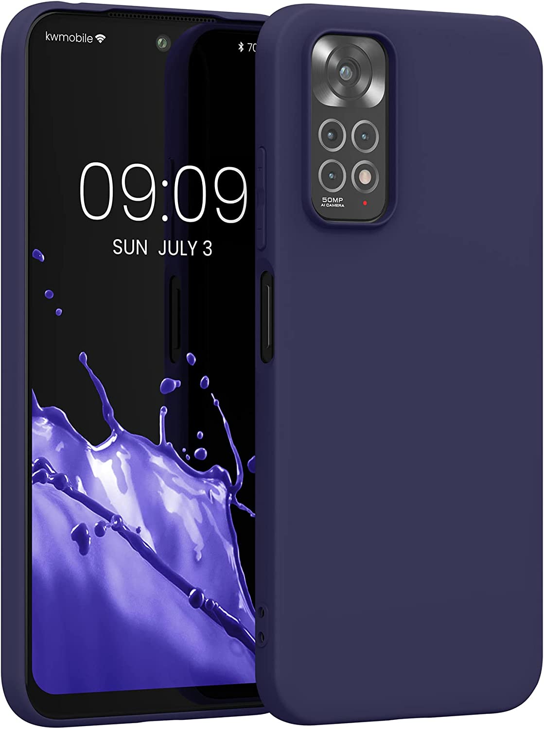KW Xiaomi Redmi Note 11 / Redmi Note 11S Θήκη Σιλικόνης TPU - Deep Ocean - 57368.182