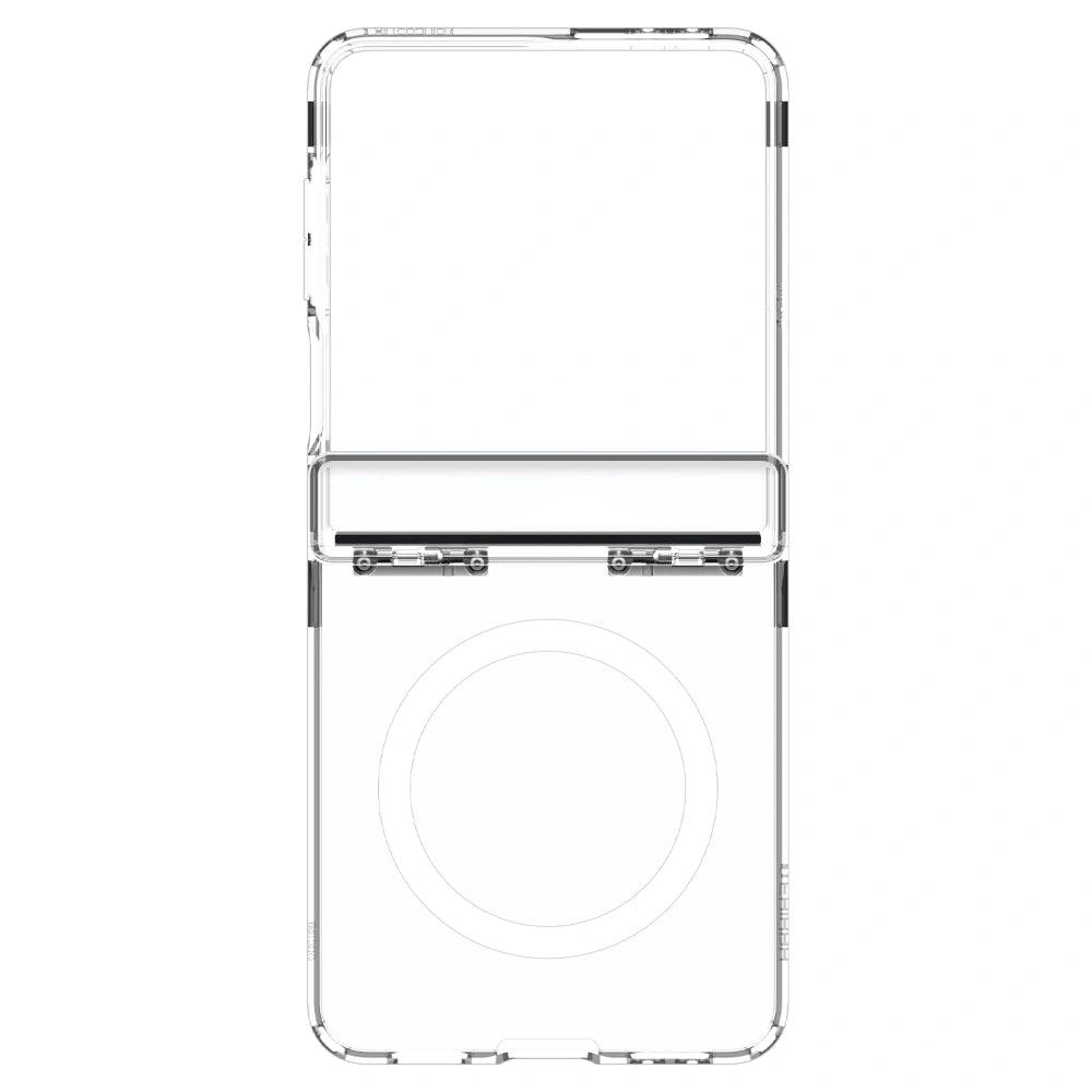 Spigen Samsung Galaxy Z Flip7 - Ultra Hybrid Pro Mag - Σκληρή Θήκη με Πλαίσιο Σιλικόνης με MagSafe - Clear / White