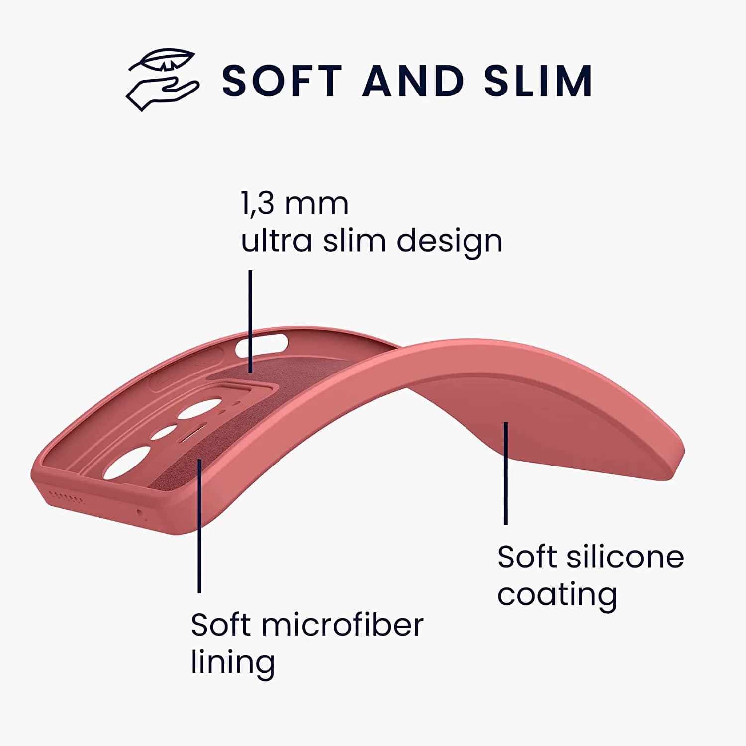 KW Xiaomi 11T / 11T Pro Θήκη Σιλικόνης Rubberized TPU - Dolce Vita - 56573.219