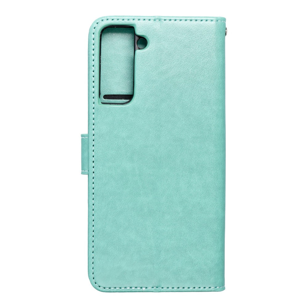 Forcell Samsung Galaxy S21 Mezzo Θήκη Πορτοφόλι Stand από Δερματίνη - Design Tree - Green