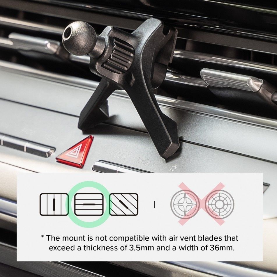 Ringke Peltier QI2 Μαγνητική Βάση Αυτοκινήτου Αεραγωγού με Ασύρματη Φόρτιση MagSafe 15W και Καλώδιο Type-C to Type-C - Black