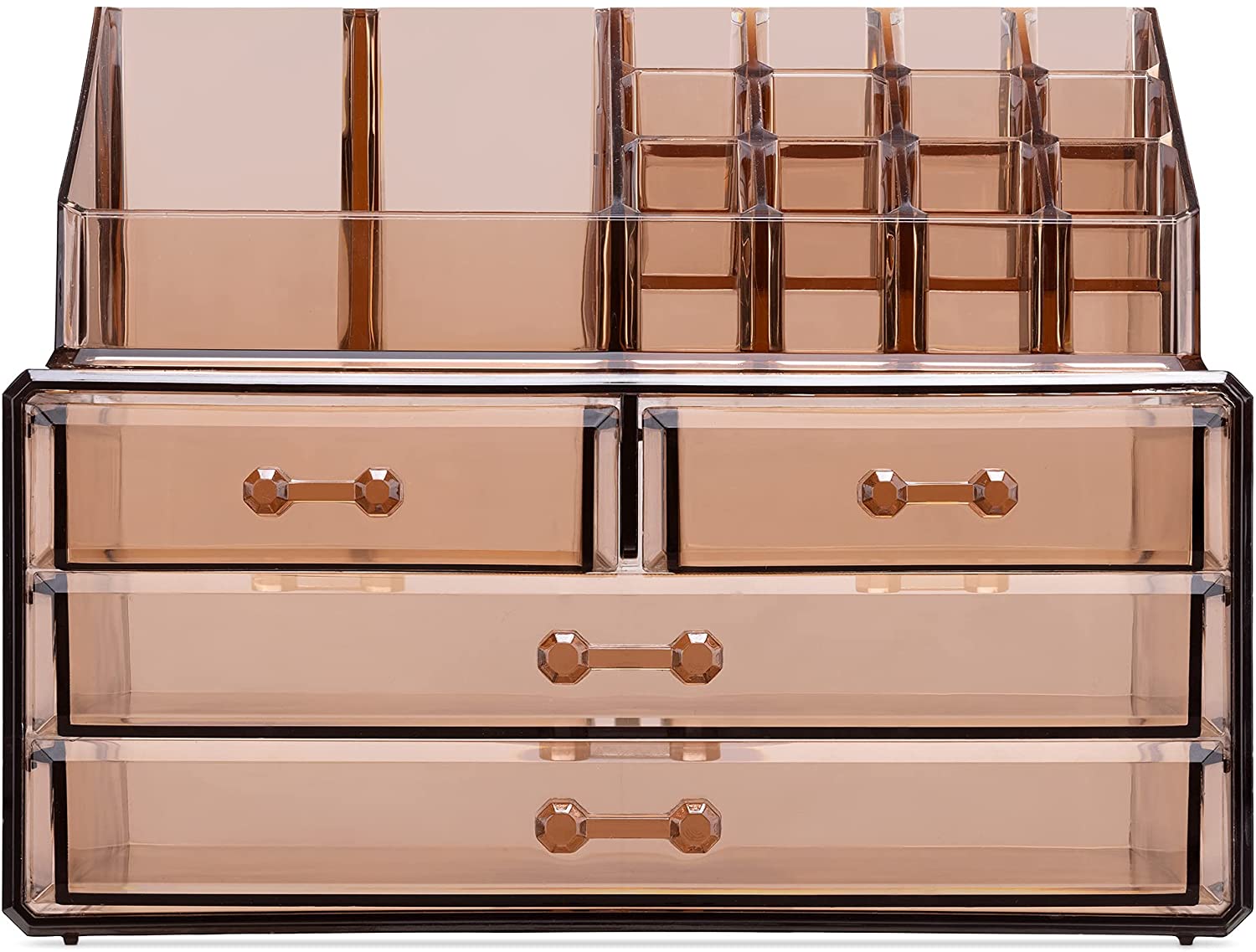 Navaris Make Up Storage Organizer Διοργανωτής Καλλυντικών - Brown - 54656.05