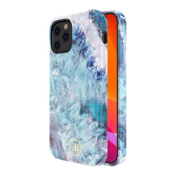Kingxbar iPhone 12 / iPhone 12 Pro Σκληρή Θήκη - Agate - Blue