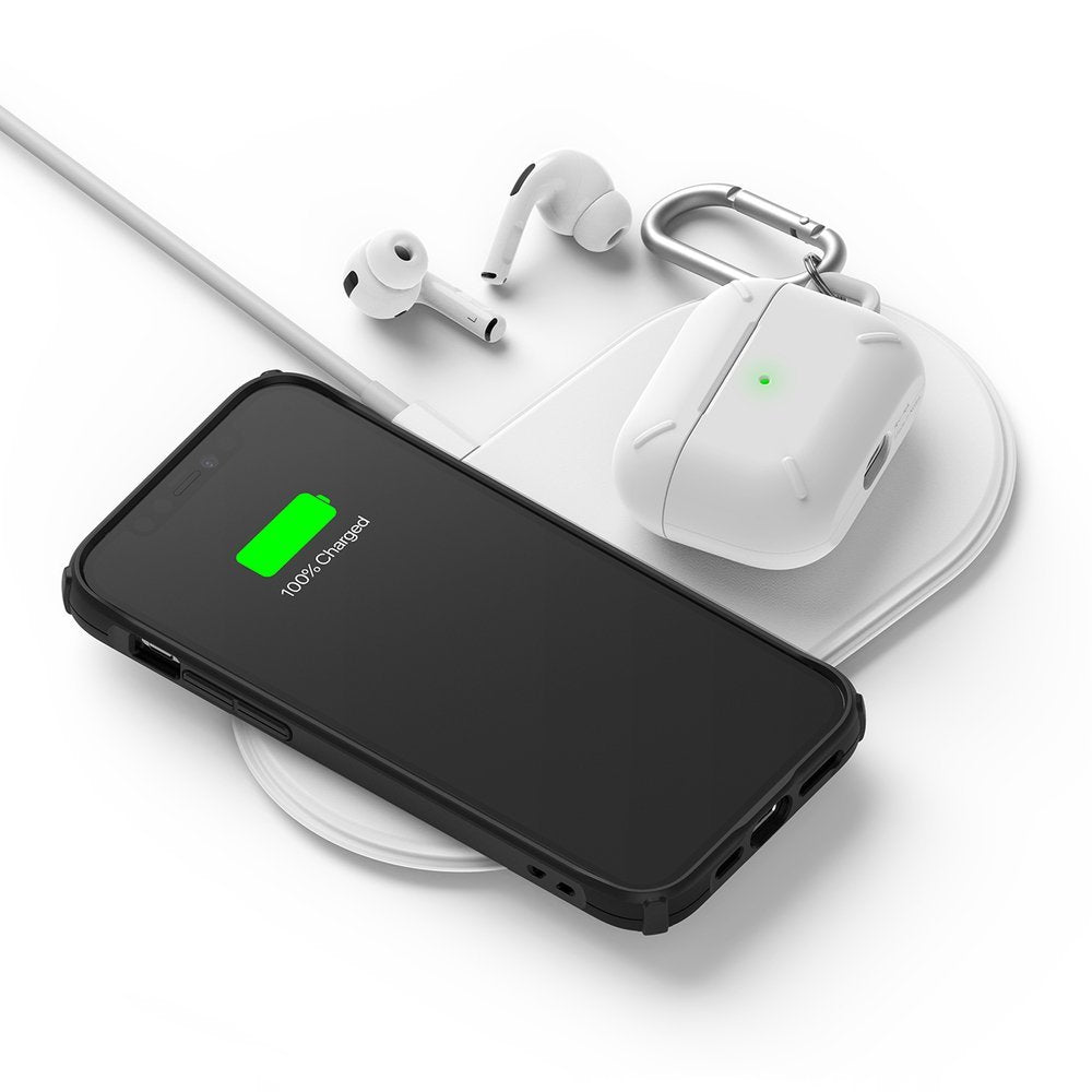 Ringke iPhone 12 Pro Max Fusion X Σκληρή Θήκη με Πλαίσιο Σιλικόνης - Design Routine - Black