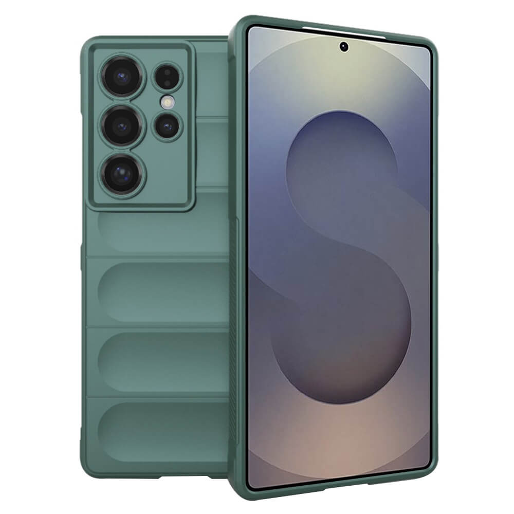 Techsuit Samsung Galaxy S25 Ultra Magic Shield Θήκη Σιλικόνης TPU - Green