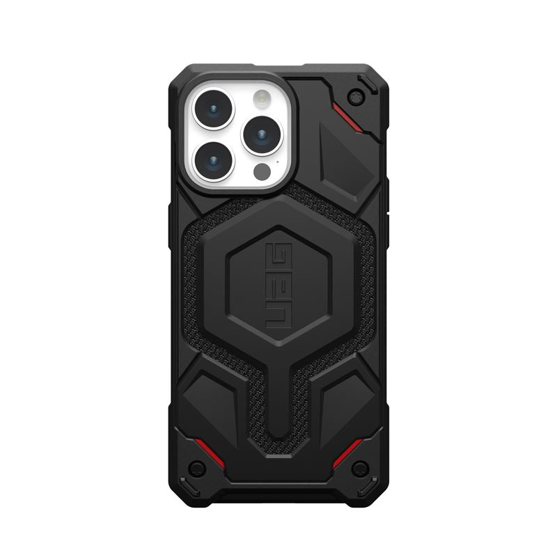 UAG iPhone 15 Pro Max Monarch Pro Kevlar Series Σκληρή Θήκη με MagSafe - Kevlar Black