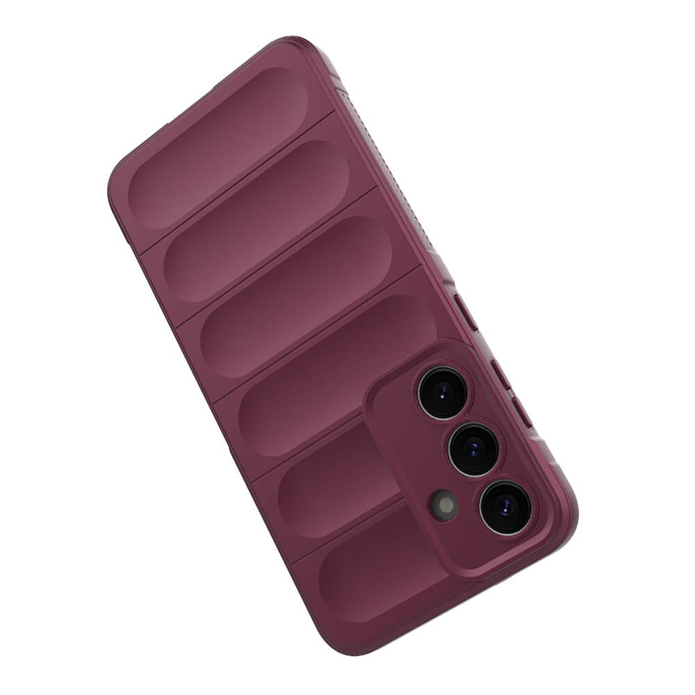 Techsuit Samsung Galaxy S25 Magic Shield Θήκη Σιλικόνης TPU - Bordeaux