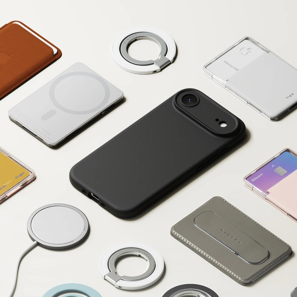 Ringke iPhone Air - Silicone Magnetic MagSafe - Θήκη Σιλικόνης με MagSafe - Black