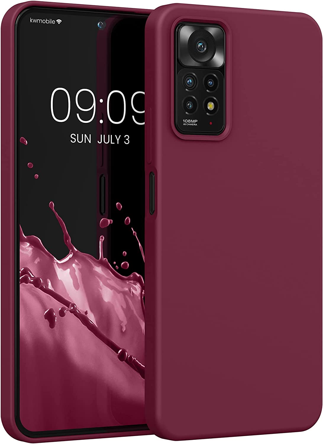 KW Xiaomi Redmi Note 11 Pro / Note 11 Pro 5G Θήκη Σιλικόνης Rubberized TPU - Tawny Red - 57373.190