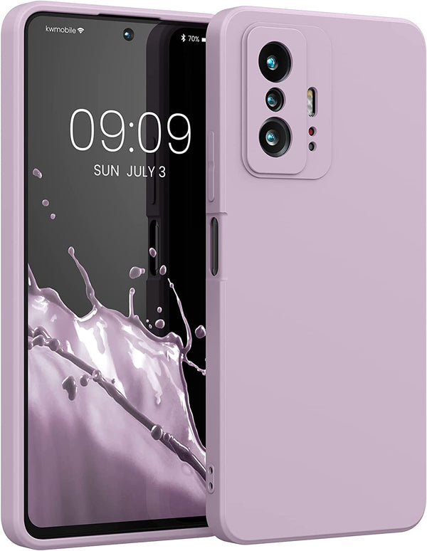 KW Xiaomi 11T / 11T Pro Θήκη Σιλικόνης Rubberized TPU - Mauve - 56573.140