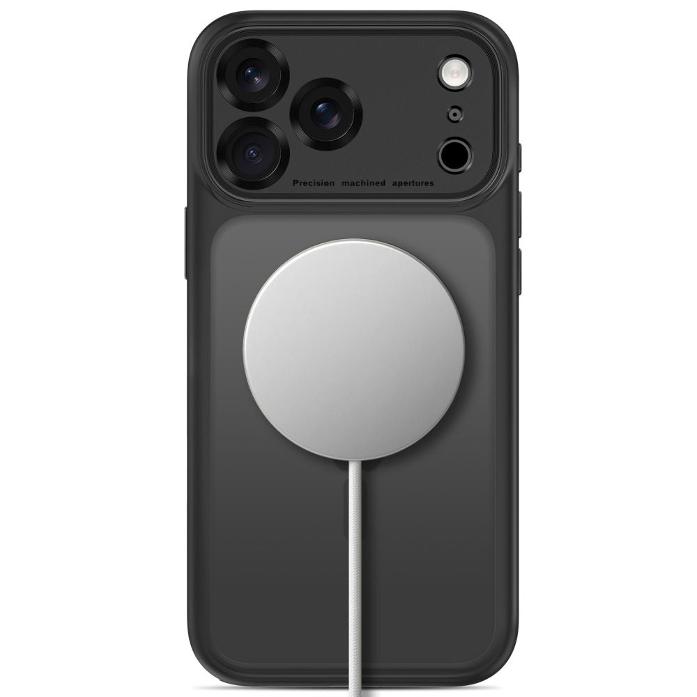 Tech-Protect iPhone 18 Pro / iPhone 17 Pro - Σκληρή Θήκη με Πλαίσιο Σιλικόνης και MagSafe - MagPeak MagSafe CC - Matte Black