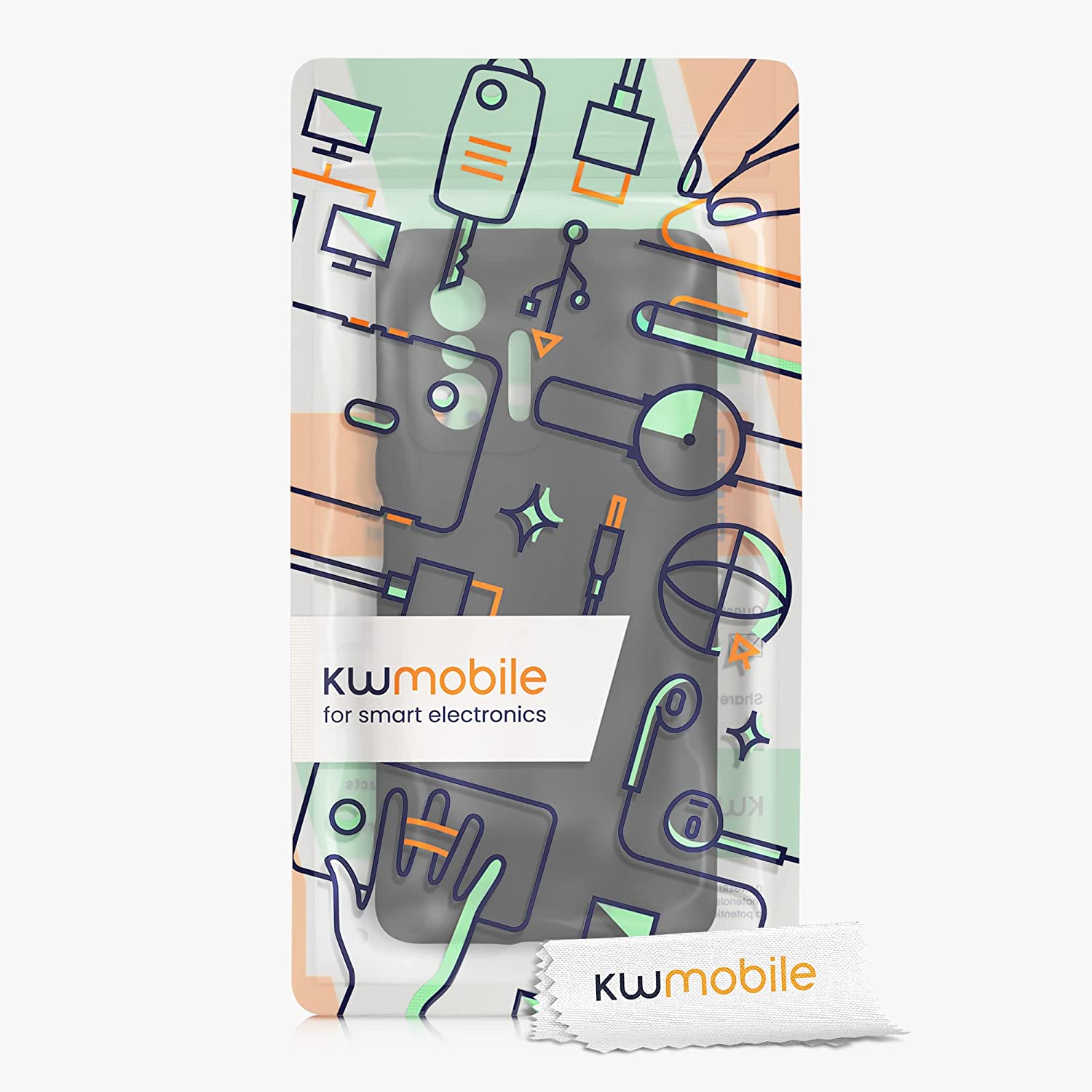 KW Xiaomi 11T / 11T Pro Θήκη Σιλικόνης Rubberized TPU - Black - 56573.01