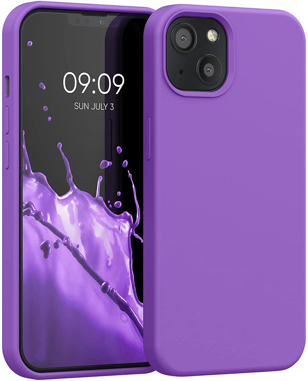 KW iPhone 13 Θήκη Σιλικόνης Rubberized TPU - Orchid Purple - 55878.221 - likebrands.gr