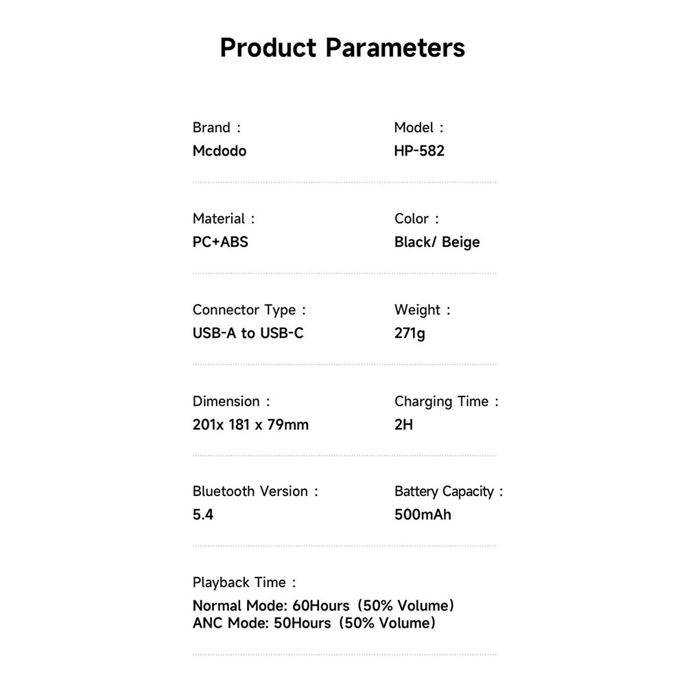 Mcdodo Ασύρματα Bluetooth Ακουστικά - T03 Series - Black