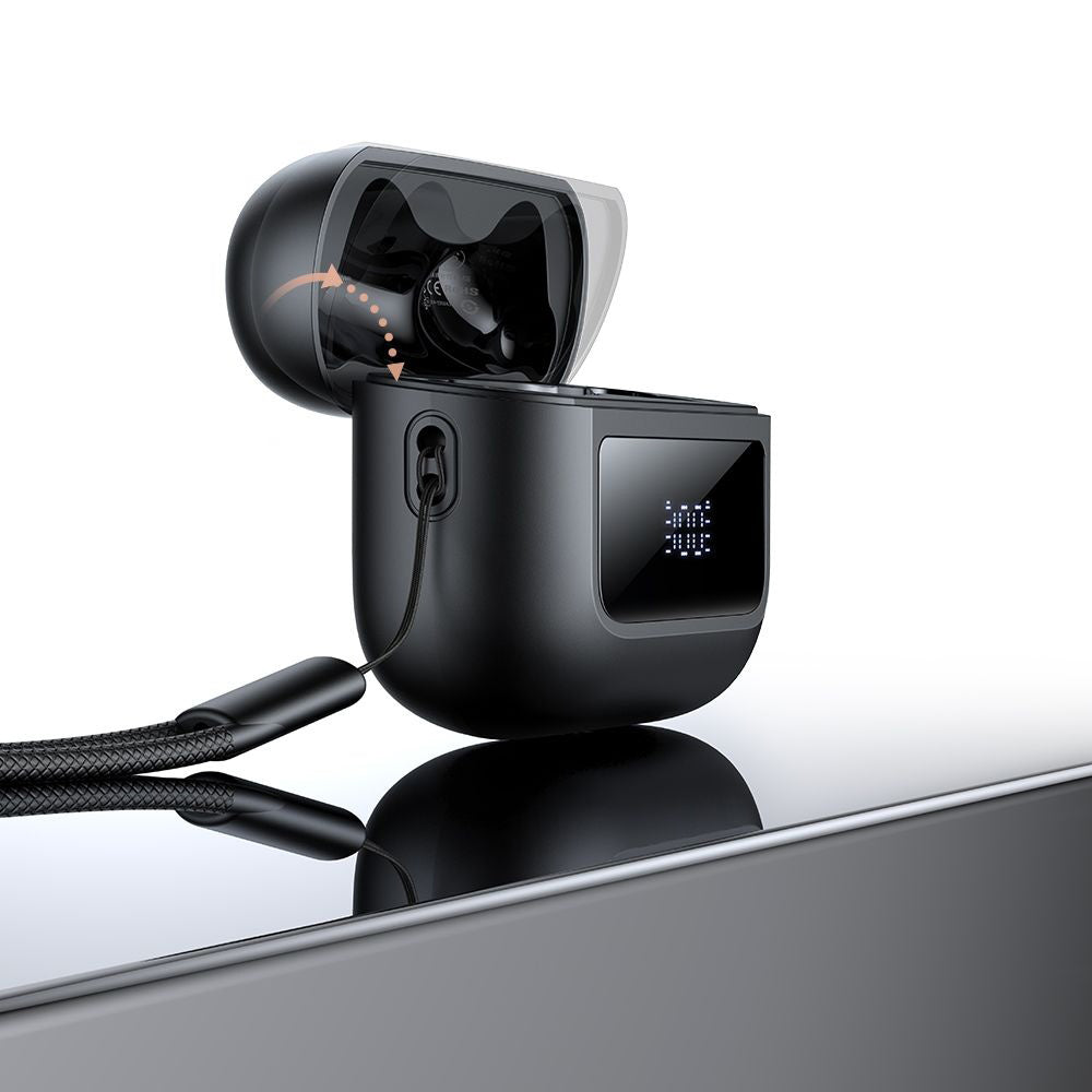 Mcdodo Ασύρματα ακουστικά για Κλήσεις / Μουσική Bluetooth 5.3 - B04 Series - Black