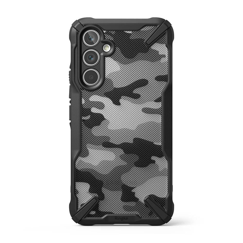 Ringke Samsung Galaxy A54 5G Fusion X Σκληρή Θήκη με Πλαίσιο Σιλικόνης - Camo Black