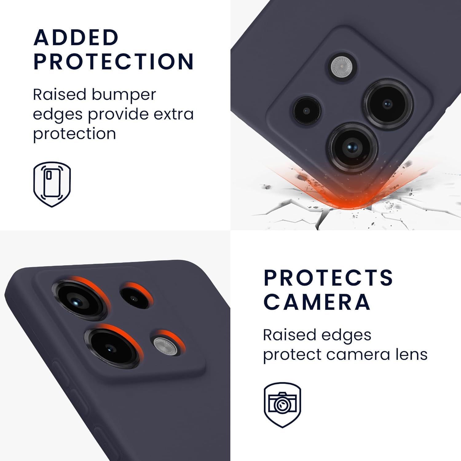 KW Xiaomi Redmi Note 13 Pro 5G / Poco X6 5G Θήκη Σιλικόνης TPU - Deep Ocean