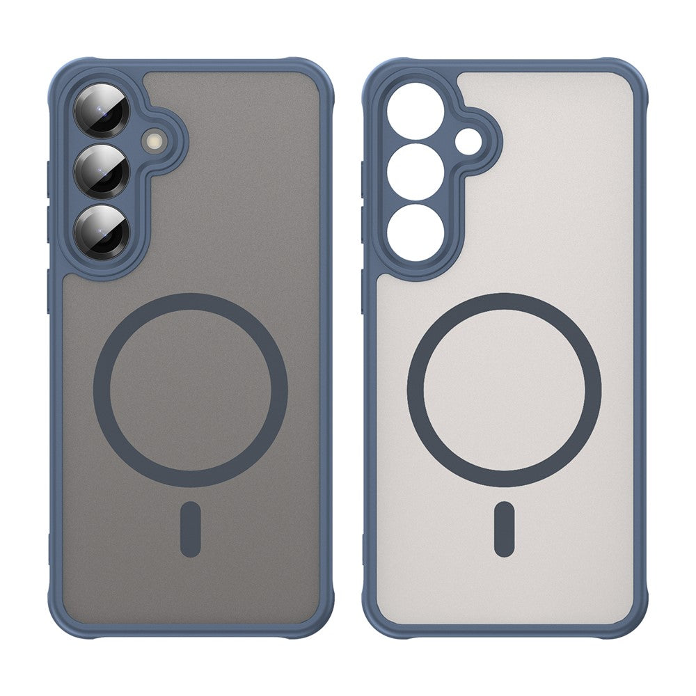 Techsuit Samsung Galaxy A27 5G - Σκληρή Θήκη με Πλαίσιο Σιλικόνης και MagSafe - HaloFrost II MagSafe - Navy Blue