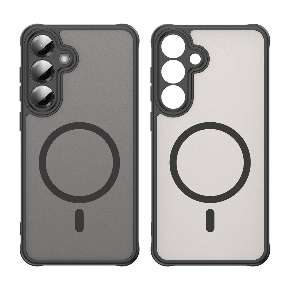 Techsuit Samsung Galaxy A27 5G - Σκληρή Θήκη με Πλαίσιο Σιλικόνης και MagSafe - HaloFrost II MagSafe - Black