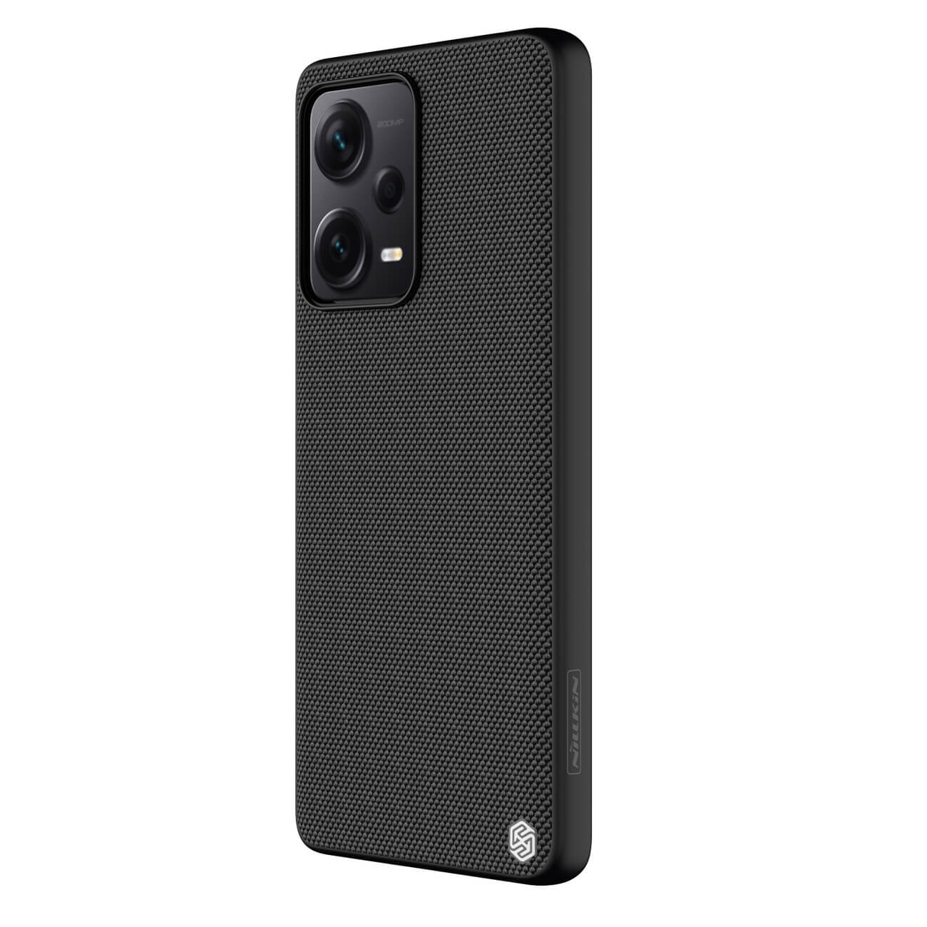 Nillkin Xiaomi Redmi Note 12 Pro+ Textured Case Σκληρή Θήκη με Πλαίσιο Σιλικόνης - Black