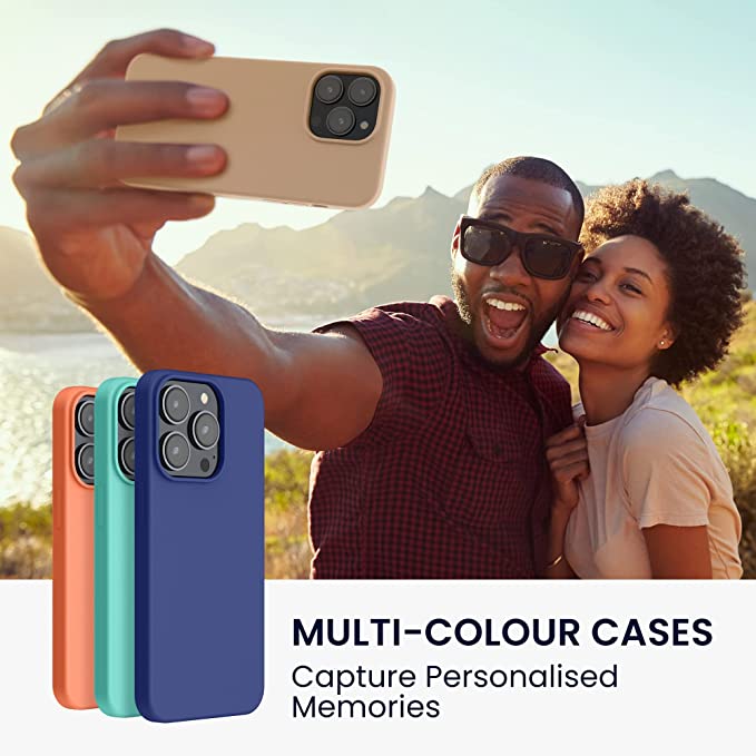 KW iPhone 14 Pro Max Θήκη Σιλικόνης Rubberized TPU - Mother Of Pearl - 59074.154