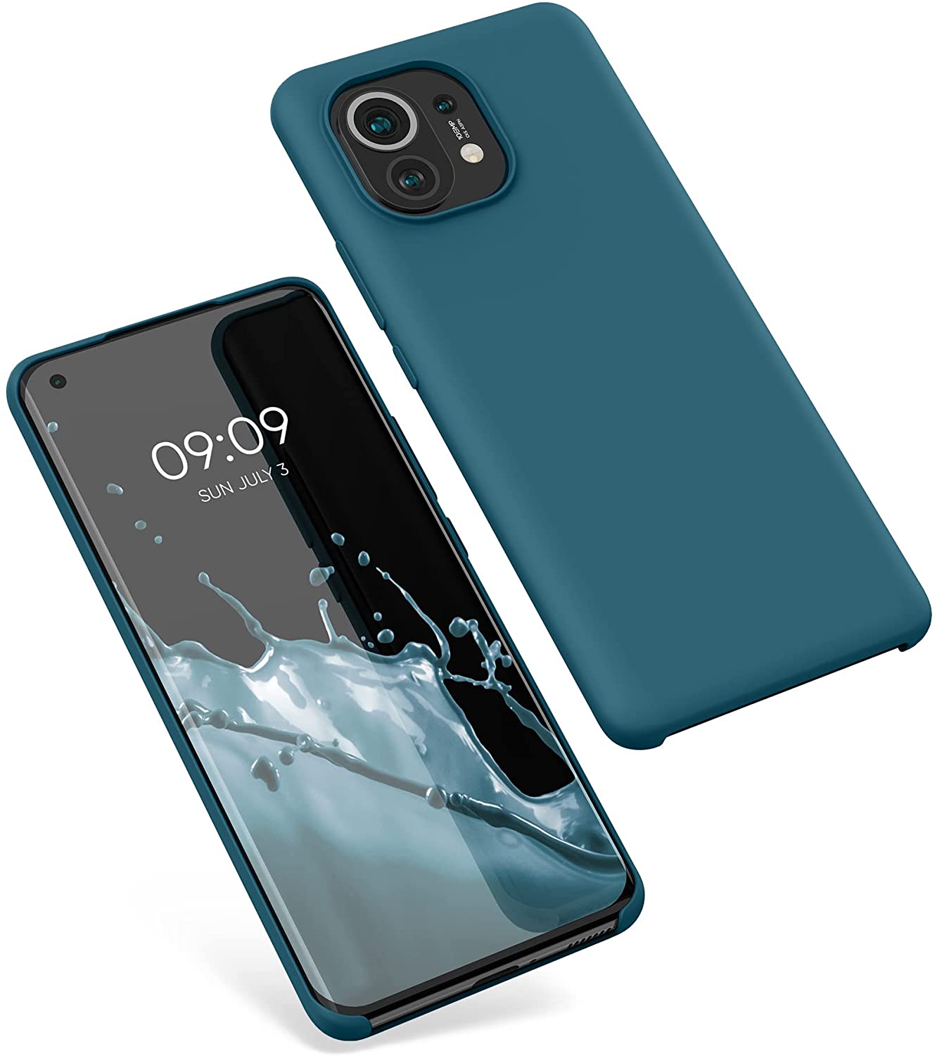 KW Xiaomi Mi 11 Θήκη Σιλικόνης Rubber TPU - Petrol Matte - 54379.57