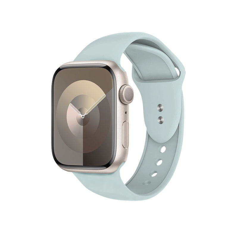 Crong Λουράκι Apple Watch 2/3/4/5/6/7/8/9/10/11 - SE (1/2/3) - 38/40/41/42mm Σιλικόνης - Liquid Strap - Mint