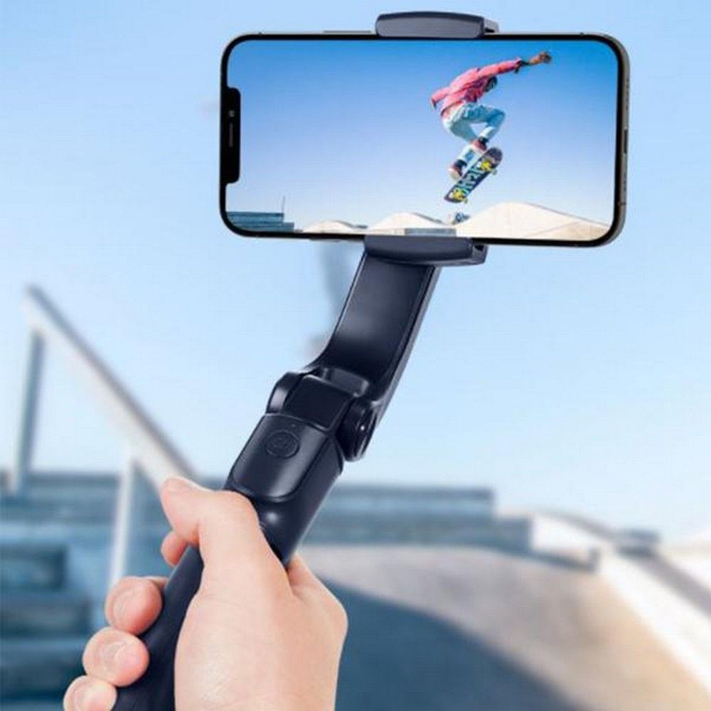 Spigen S610W Ασύρματο Gimbal Selfie Stick με Τρίποδο και Bluetooth Τηλεχειριστήριο - Black