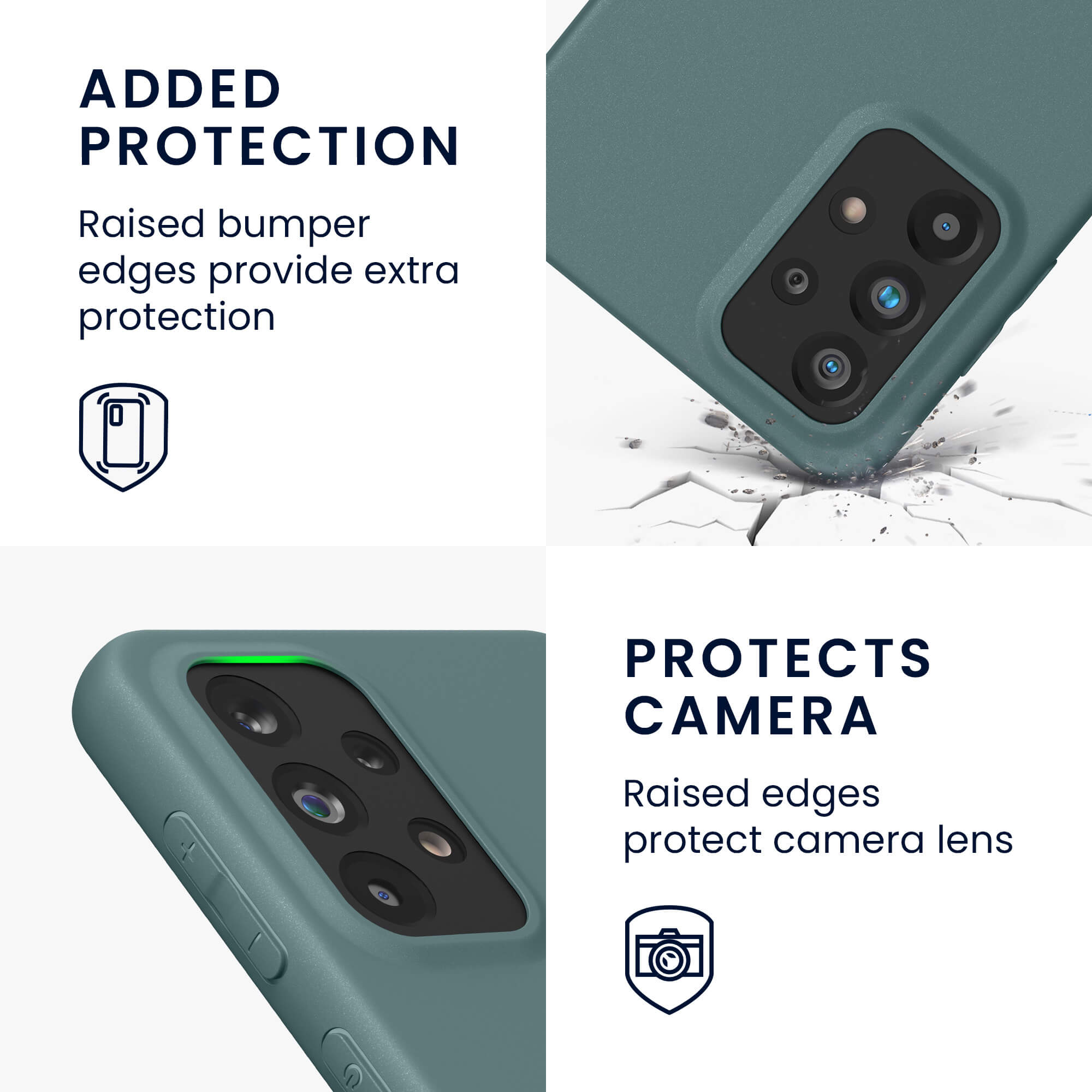 KW Samsung Galaxy A33 5G Θήκη Σιλικόνης TPU - Teal - 57806.171