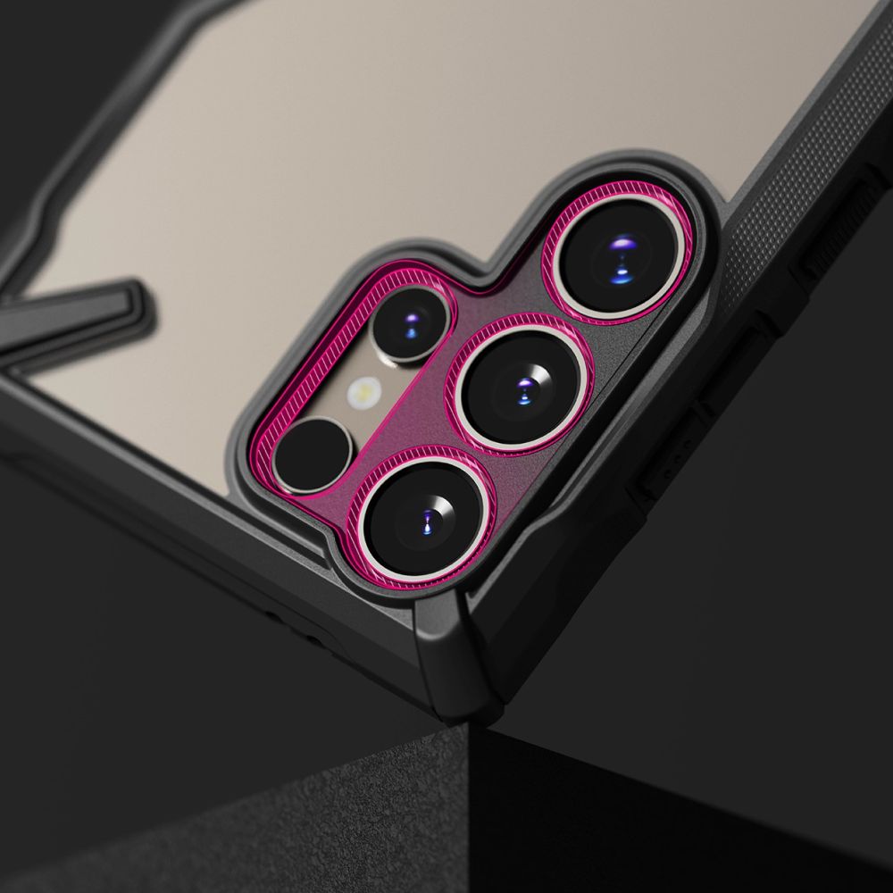 Ringke Samsung Galaxy S24 Ultra Fusion X Σκληρή Θήκη με Πλαίσιο Σιλικόνης - Black - Διάφανη