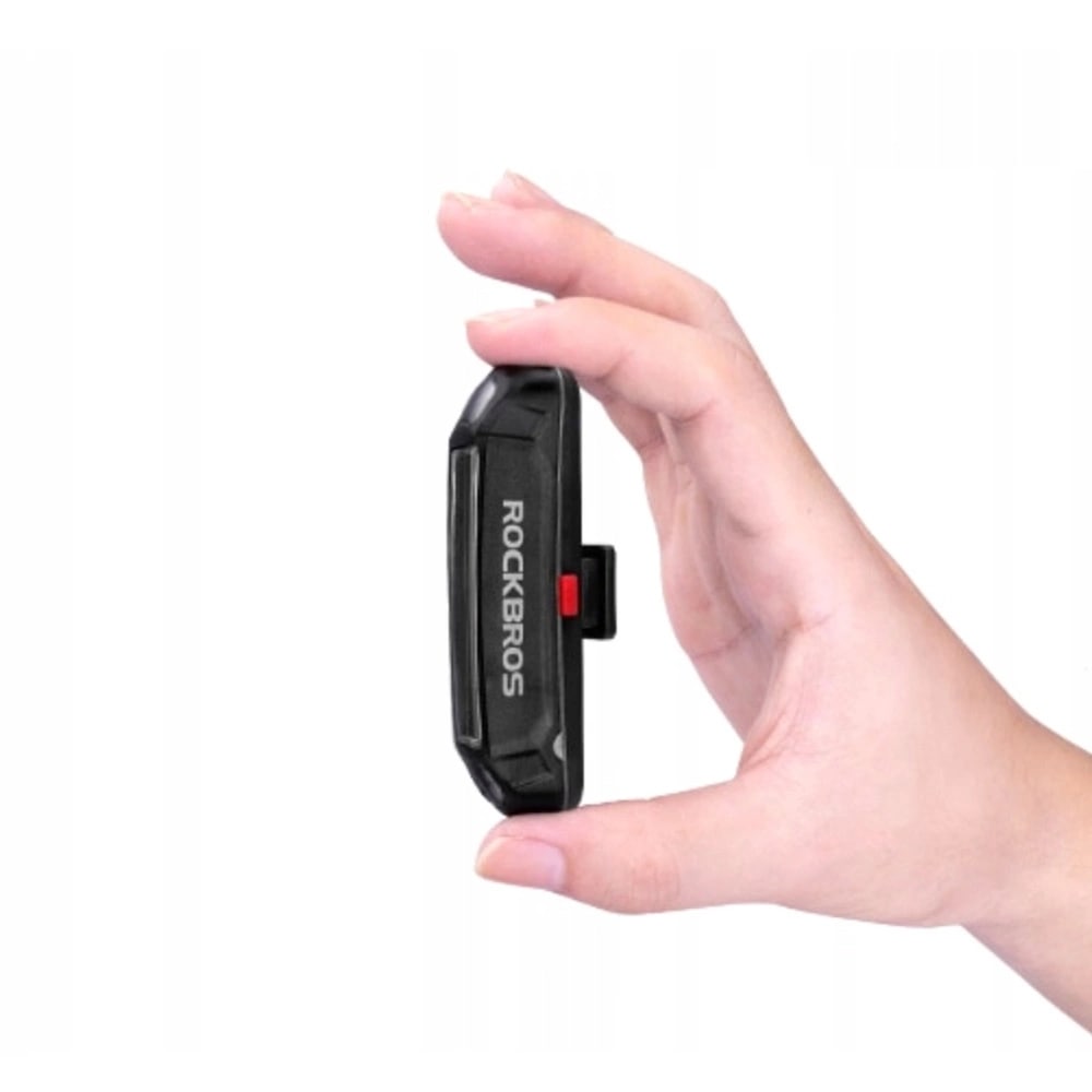 Rockbros A54BK Επαναφορτιζόμενο Πίσω Φως Ποδηλάτου - Black