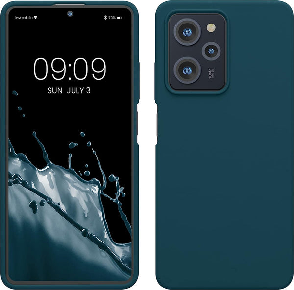 KW Xiaomi Poco X5 Pro 5G Θήκη Σιλικόνης Rubberized TPU - Matte Petrol - 60898.57